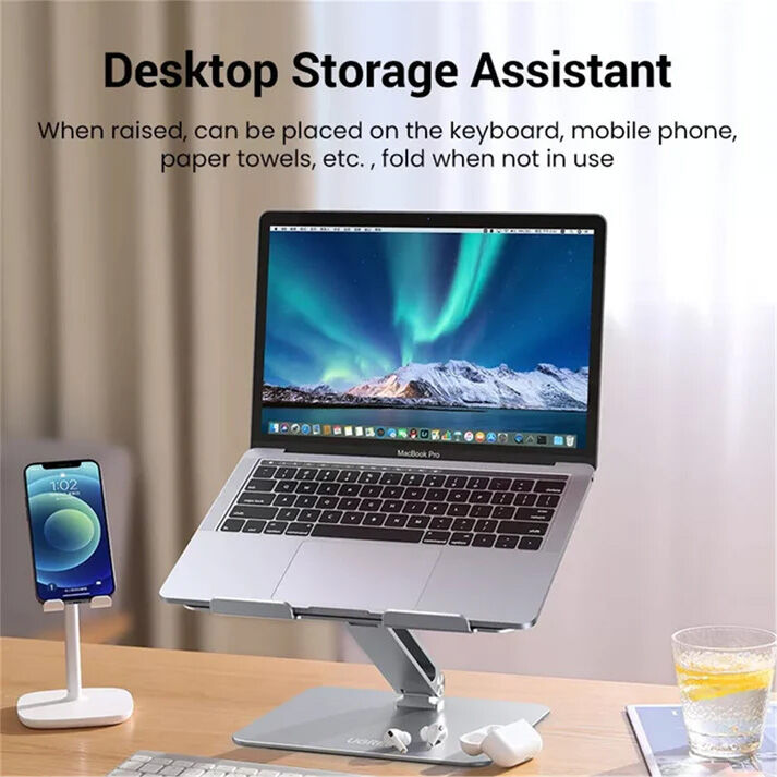 Support Pc Portable De 11,6" À 17,3" 40291 - Aluminium, Ergonomique, Hauteur Réglable.
