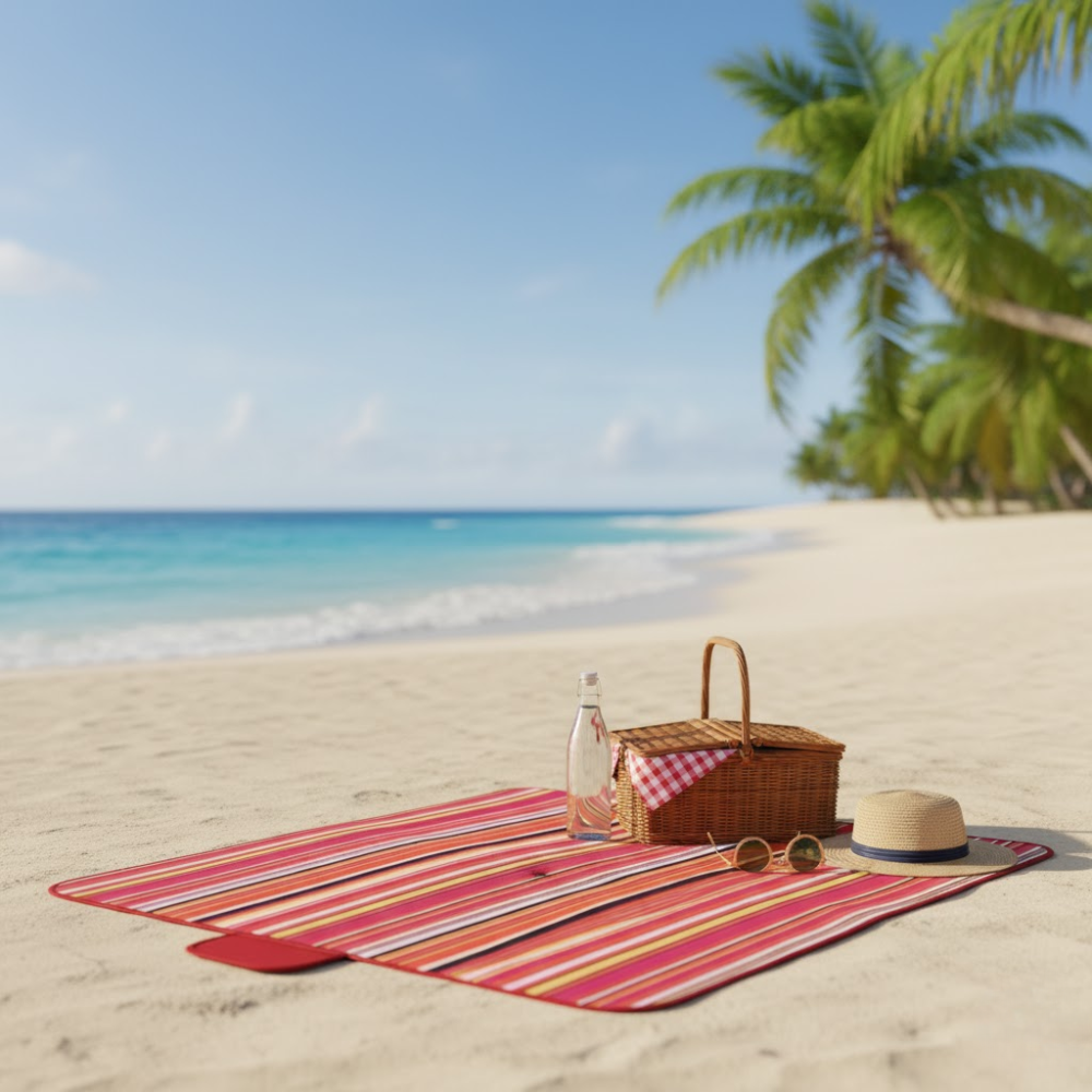 Tapis de Plage et de Pique-Nique – Multicolore thumbnail 3