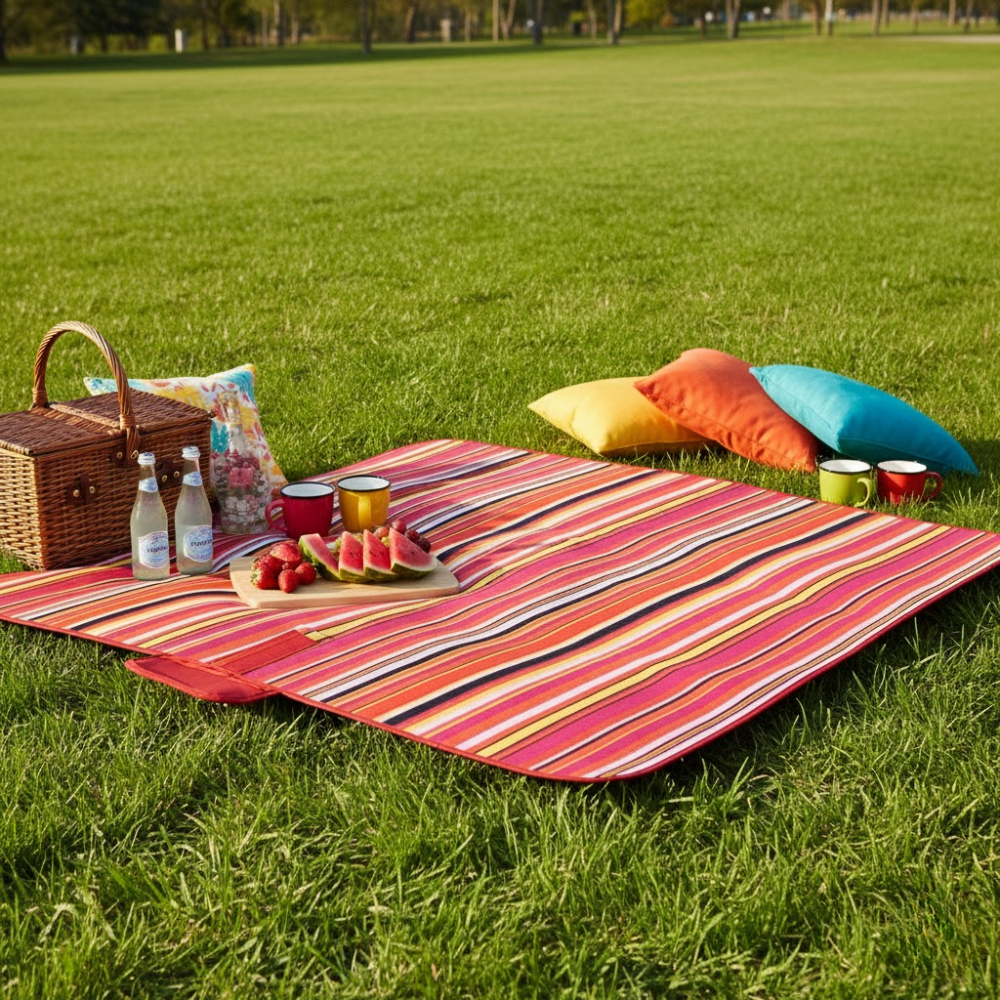 Tapis de Plage et de Pique-Nique – Multicolore thumbnail 4