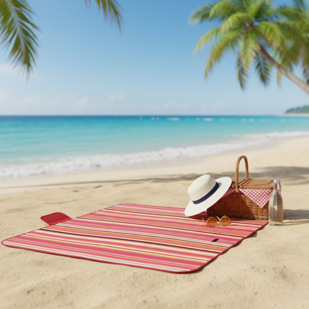 Tapis de Plage et de Pique-Nique – Multicolore thumbnail 6