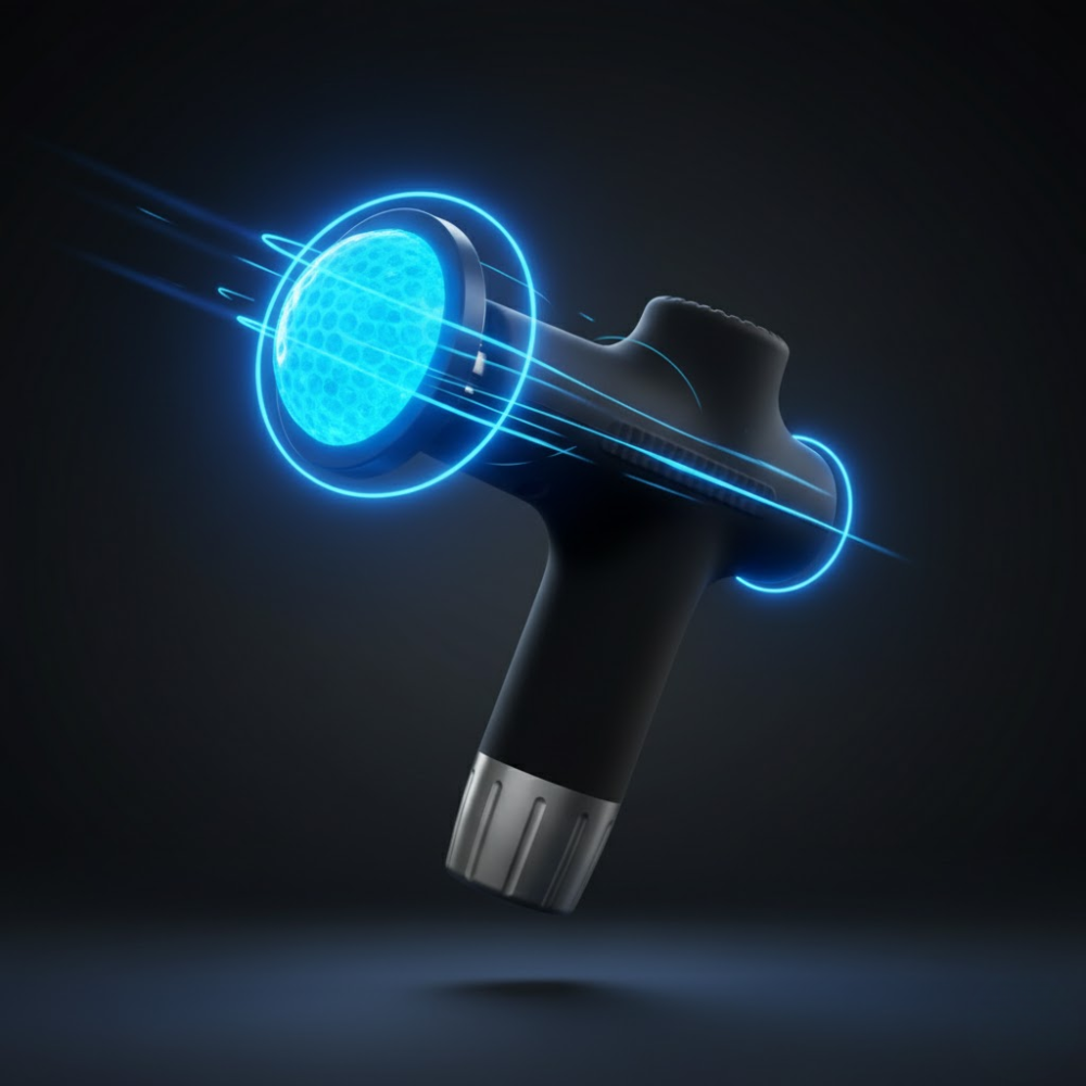 Pistolet De Massage Sans Fil Jy-711 Plus – 6 Têtes Interchangeables thumbnail 4