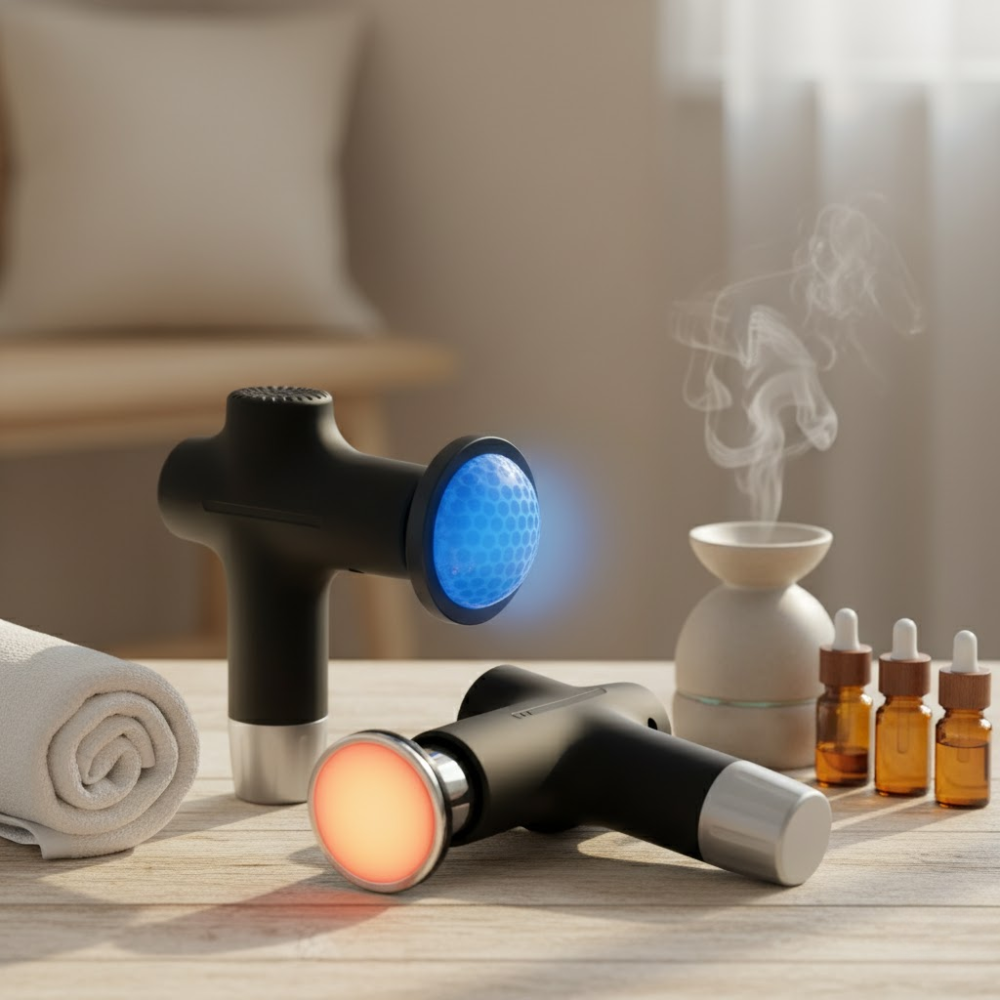 Pistolet De Massage Sans Fil Jy-711 Plus – 6 Têtes Interchangeables thumbnail 5