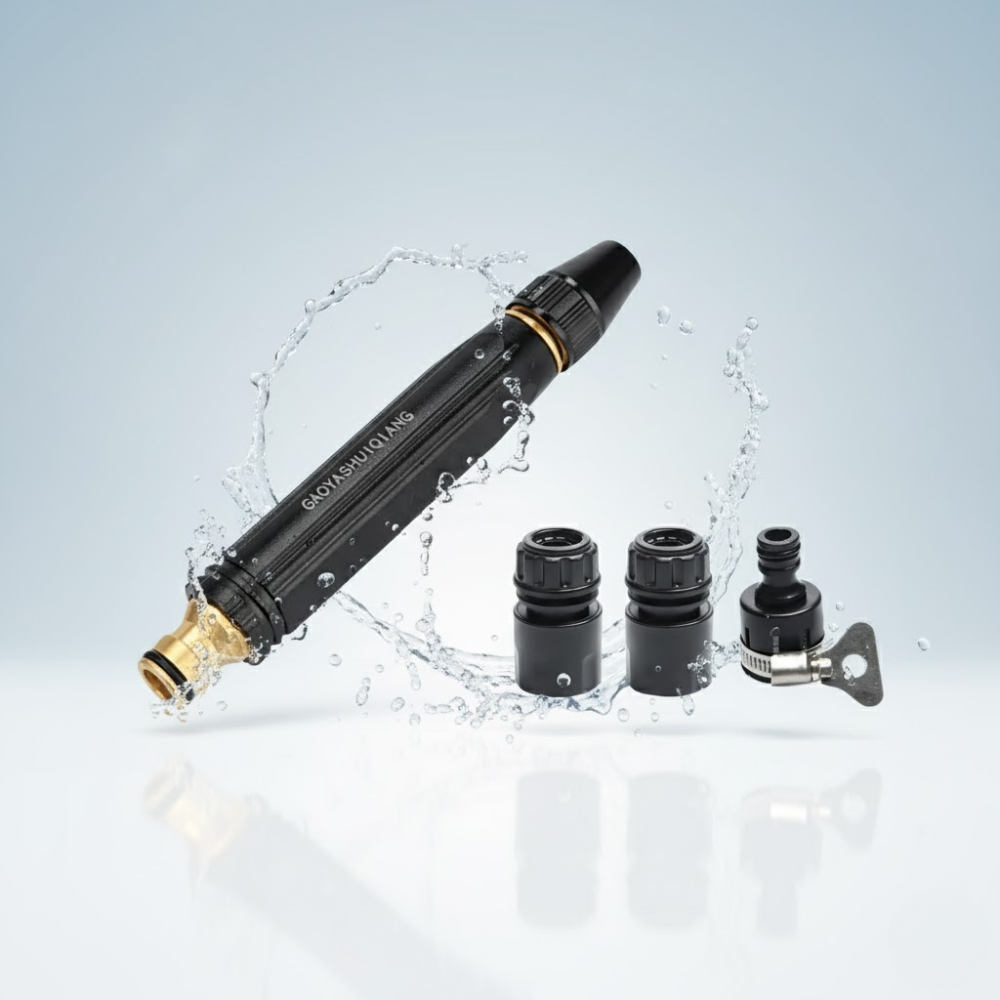 Pistolet À Eau Haute Pression Professionnel (ensemble 4 Pièces) thumbnail 1