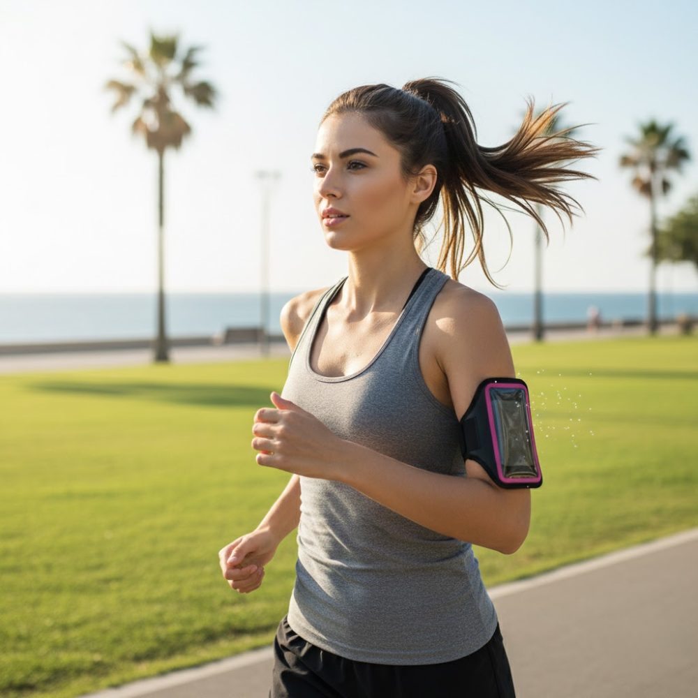 Brassard de Sport pour Smartphone – Édition Rose thumbnail 3