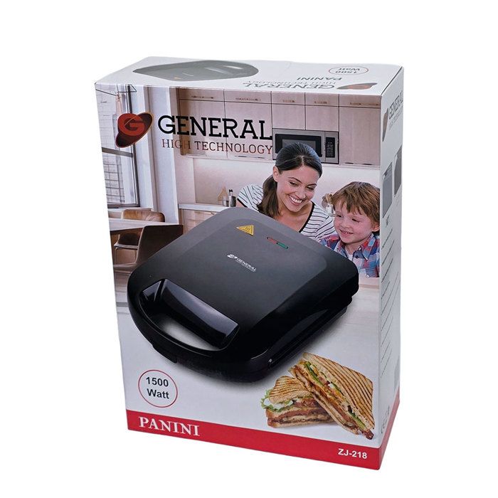 Panini Gaufrier - 1500W - Antiadhésif - Poignée froide - Pieds antidérapants thumbnail 3