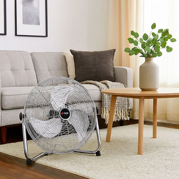 Ventilateur - 20 pouces - Aluminium - 3 vitesses - Sur socle