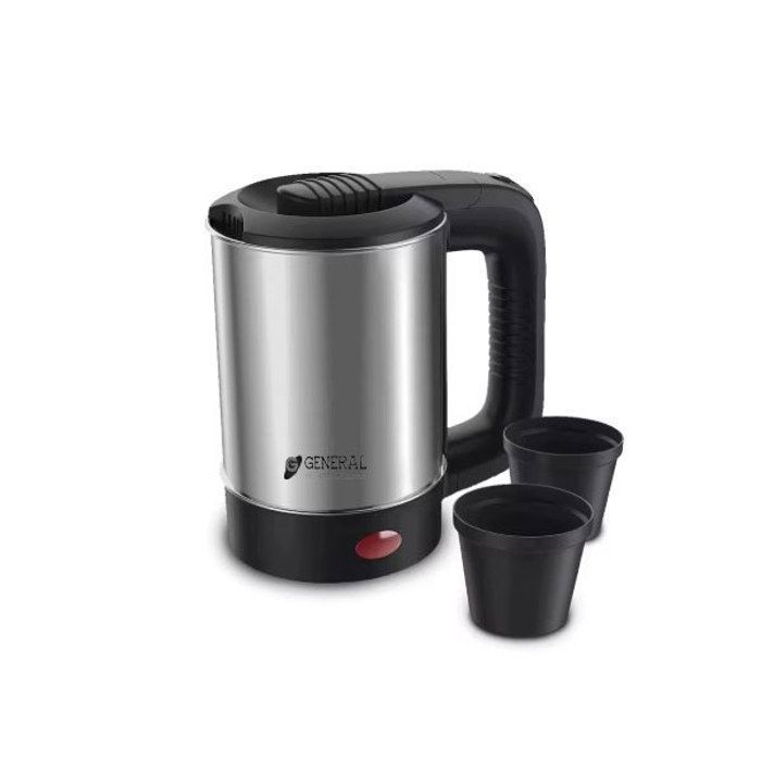 Bouilloire électrique - GENERAL - 0.6L - Acier inoxydable - 500 Watts - Arrêt automatique thumbnail 1
