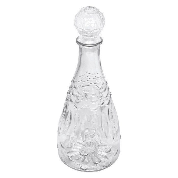 CARAFE EN VERRE ELEGANTE PANDIANI AVEC COUVERCLE Bouteille 1,2L