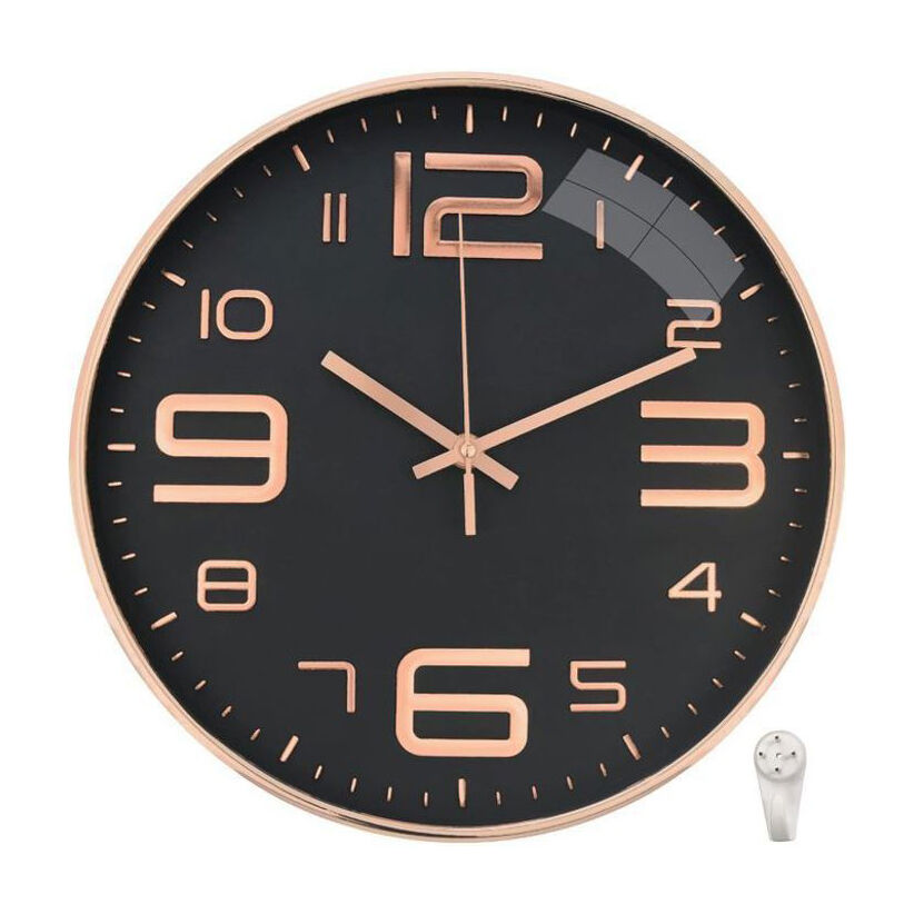 Horloge Murale - Pandiani - Style Moderne - Chiffres 3d - Diamètre 30 Cm