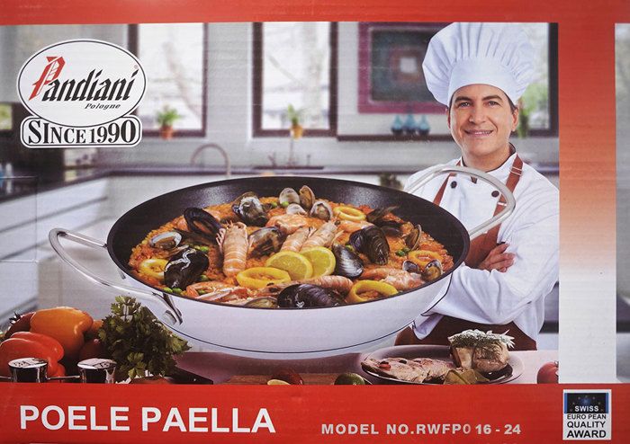 Poêle à Paëlla - 24cm - Anti-adhésif - Tous feux compatibles