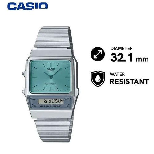 montre electronique avec bracelet metal pour hommes femmes-aq-800ec-2adf thumbnail 2