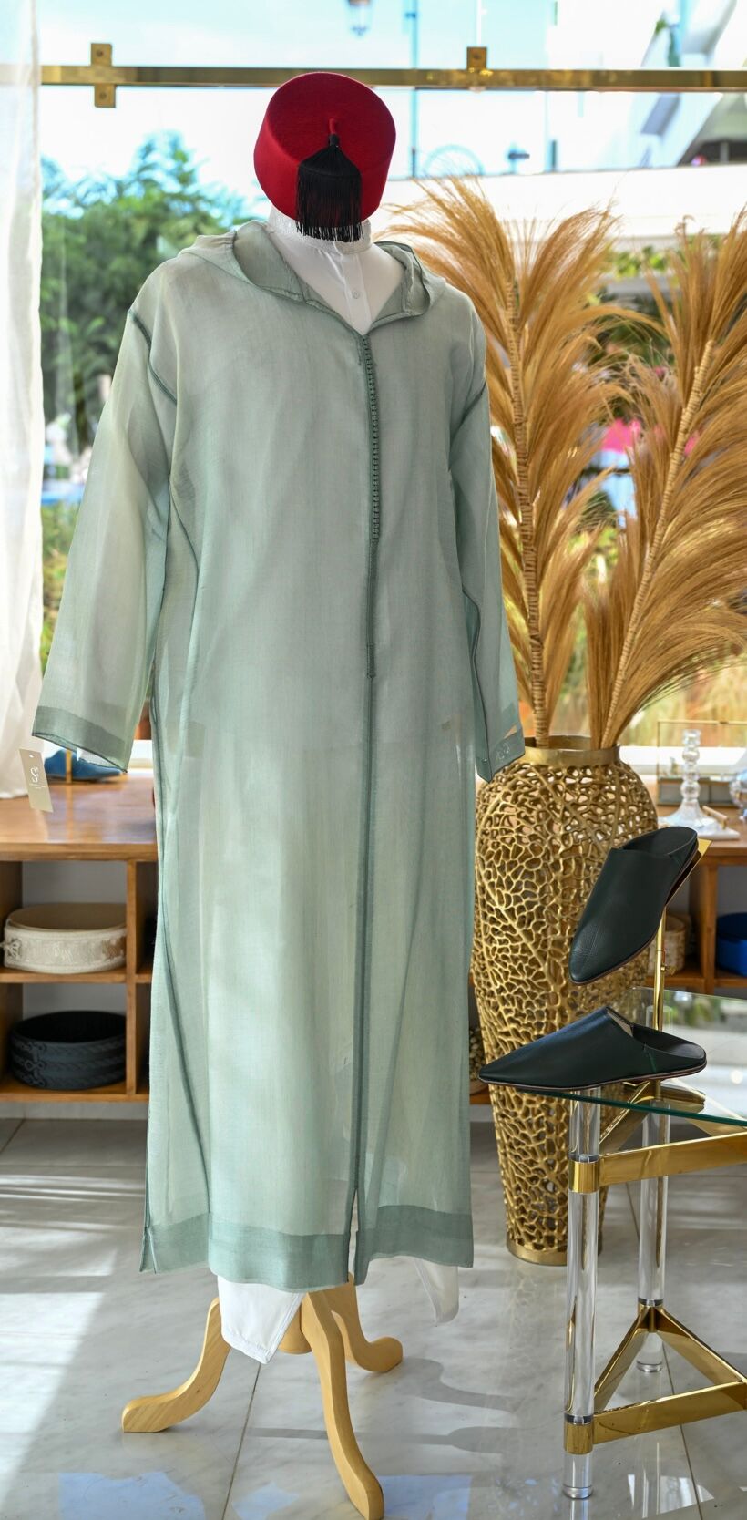 Djellaba En Laine De Soie