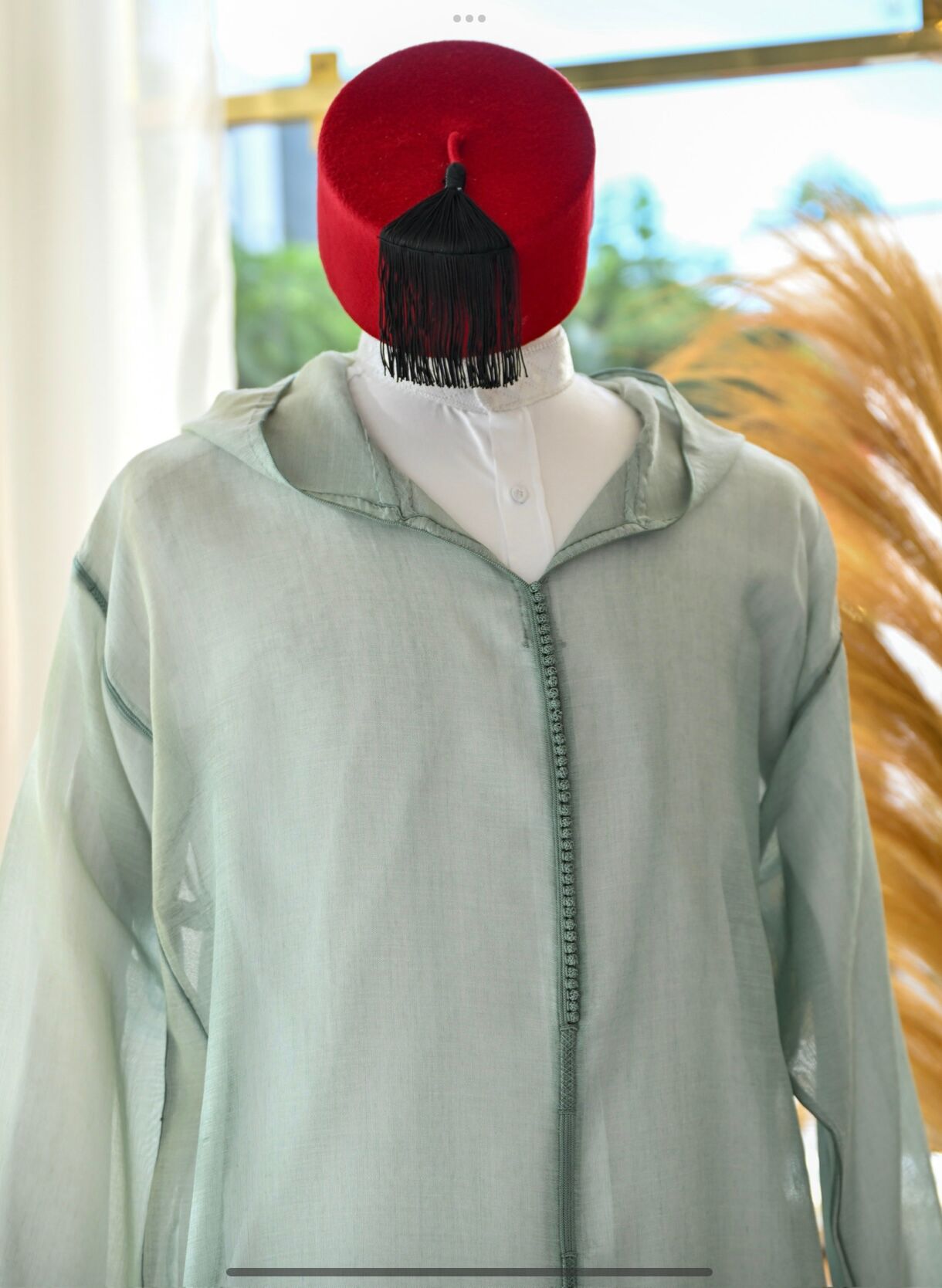 Djellaba En Laine De Soie