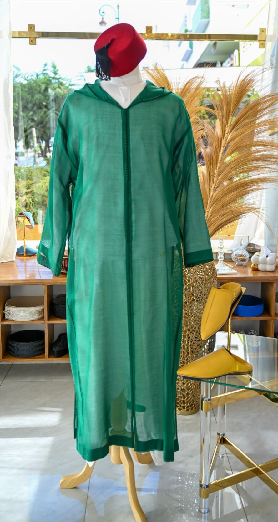 Djellaba En Laine De Soie