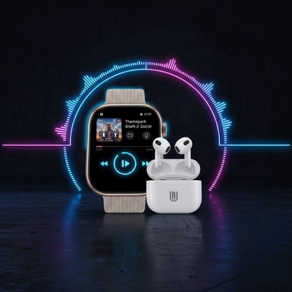 Pack Montre Connectée W9 Pro Max + Écouteurs Sans Fil J50 thumbnail 5