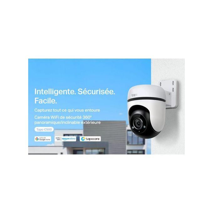 Caméra de surveillance WiFi 360° Audio Panoramique Extérieure/Intérieure thumbnail 5