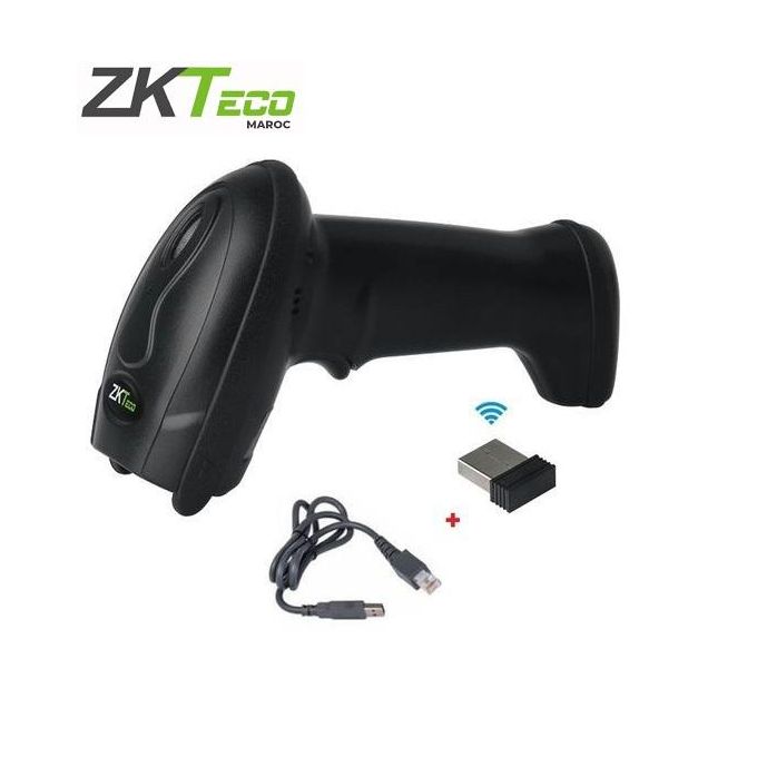 Lecteur code à barres sans fil + câble USB (ZKB103)