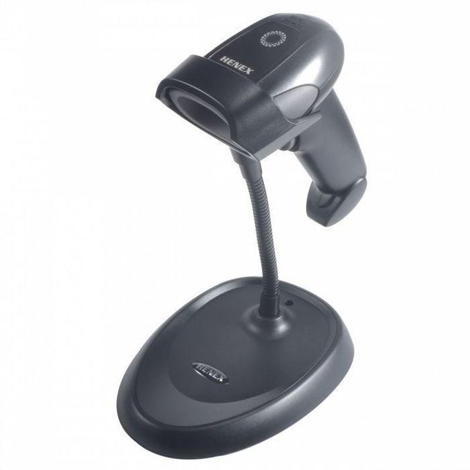 Lecteur code à barre Laser 1D et 2D avec Support (HC-3206)