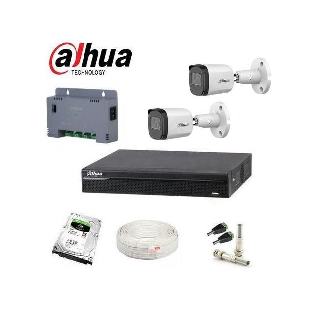 Pack Complet de 2 Camera de Surveillance 2MP 1080P de A à Z