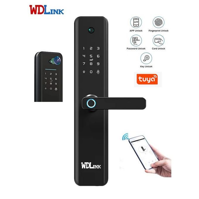 Serrure Intelligente Tactile + Caméra HD avec Tous Accessoires (WD07PB) thumbnail 6