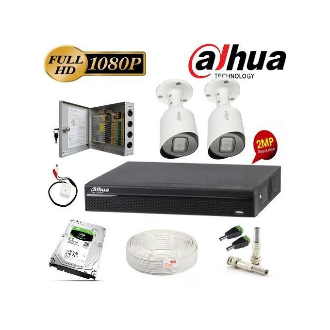 Pack Camera de Surveillance COMPLET 2MP 1080P
