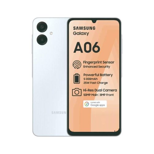 Samsung Smartphone Galaxy A06 - 6,7" -Stockage 64 GB - 4Go RAM 50MP –Light Blue thumbnail 1