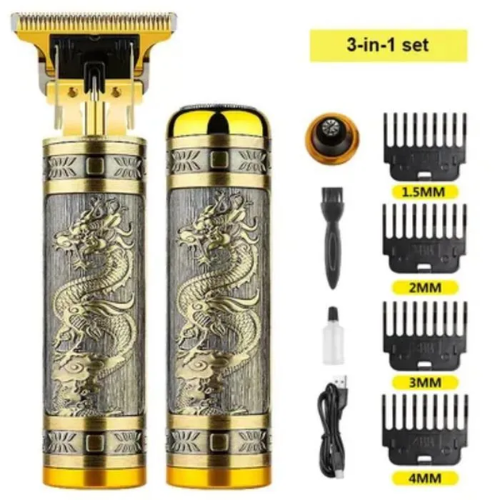 Tondeuse Vintage Professionnelle avec Accessoires 3 en 1