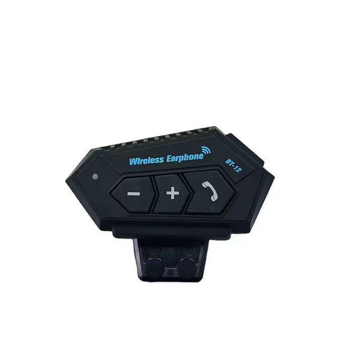 Casque Bluetooth Moto BT12 – Étanche, Micro Intégré, Contrôle Musique+SUPPORT MOTO