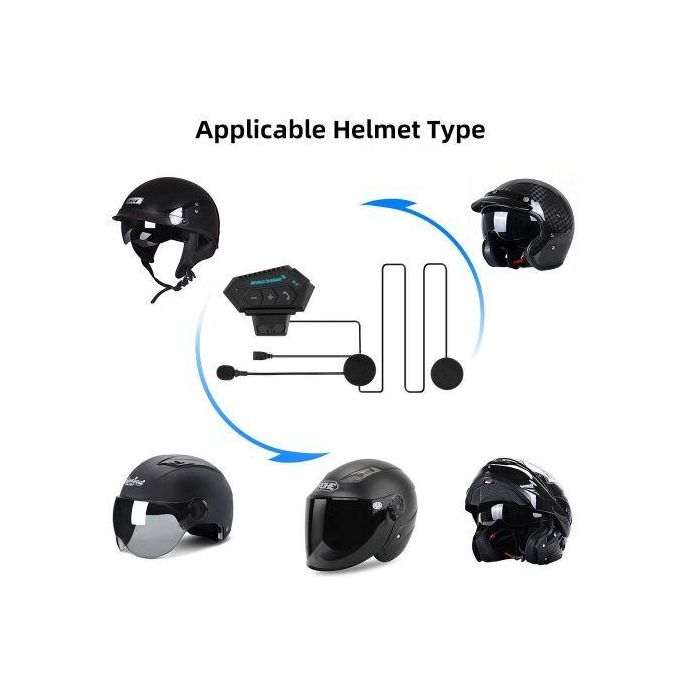 Casque Bluetooth Moto BT12 – Étanche, Micro Intégré, Contrôle Musique+SUPPORT MOTO thumbnail 5