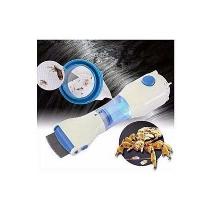 مشط شفط مضاد للقمل - طبيعي - سهل الإزالة - قابل لإعادة الاستخدام - يتضمن فرشاة تنظيف thumbnail 1