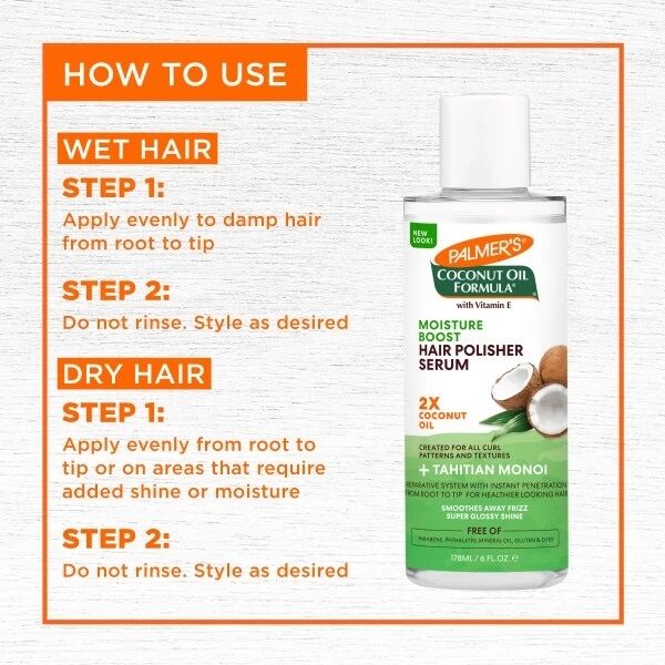 Sérum Polisseur, Moisture Boost Coconut Oiil & vitamine E - 178ml thumbnail 3