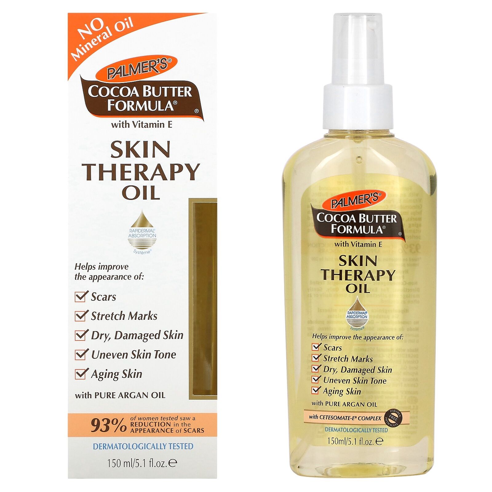 Huile Thérapeutique Avec Beurre De Cacao, Rose Musquée & Vitamine E