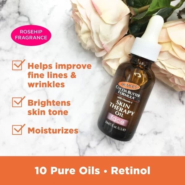 Huile pour le visage de thérapie cutanée, Combine 10 huiles naturelles - 30ml thumbnail 3