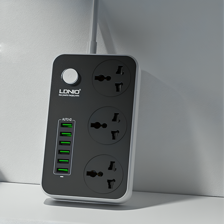 Multiprise - Bloc d’Alimentation 3 Prises + 6 Port Usb thumbnail 3