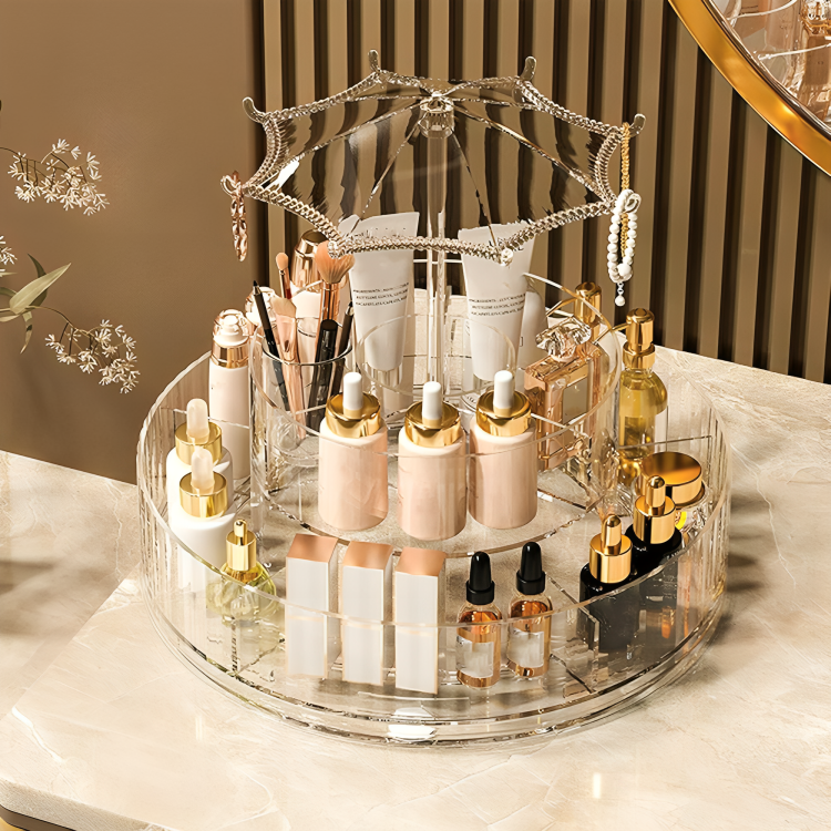 Organizer Cosmétique Rotatif 360° – Support de Rangement Maquillage thumbnail 3