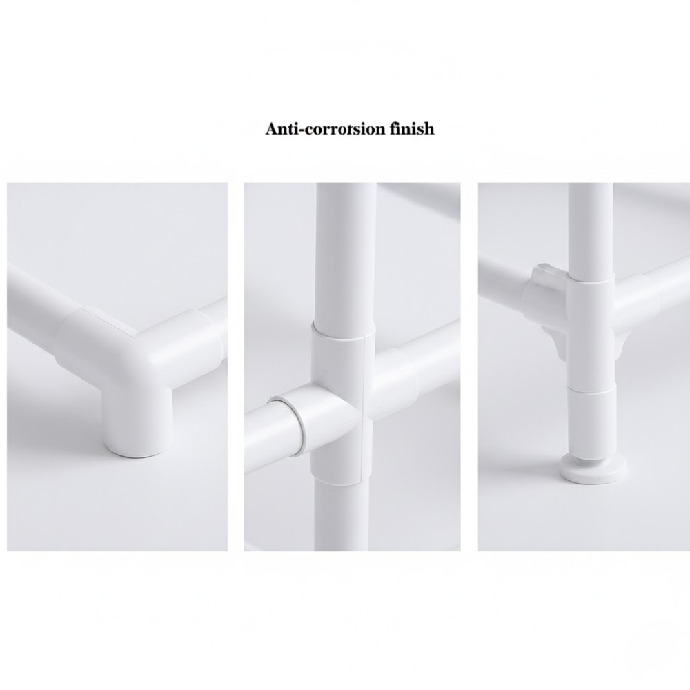Rangement Salle De Bain Au-dessus Des Toilettes – 3 Niveaux Design Moderne - Couleure Aleatoire thumbnail 4