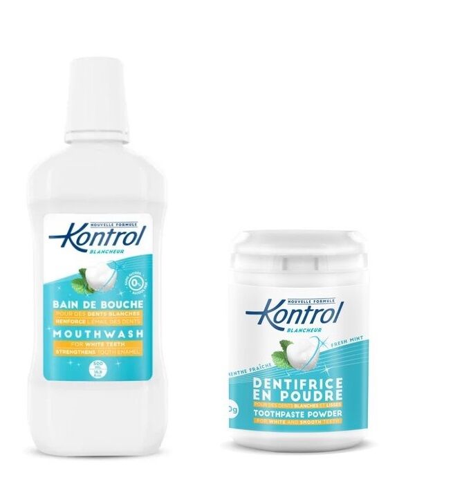 Dentifrice en Poudre + Bain De Bouche - Blancheur