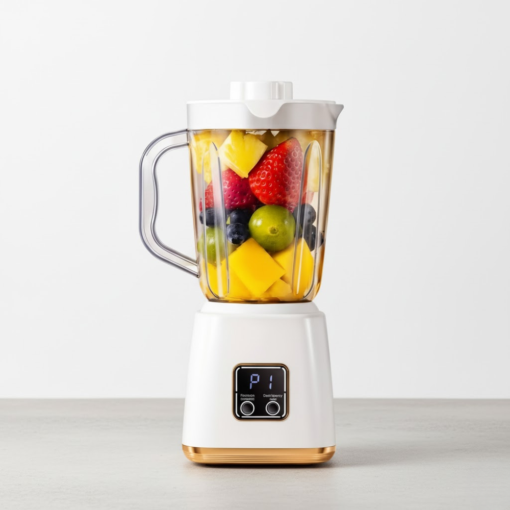 Blender Portable Rechargeable 7,4V Blanc – Lames Inox, Affichage Digital  thumbnail 2