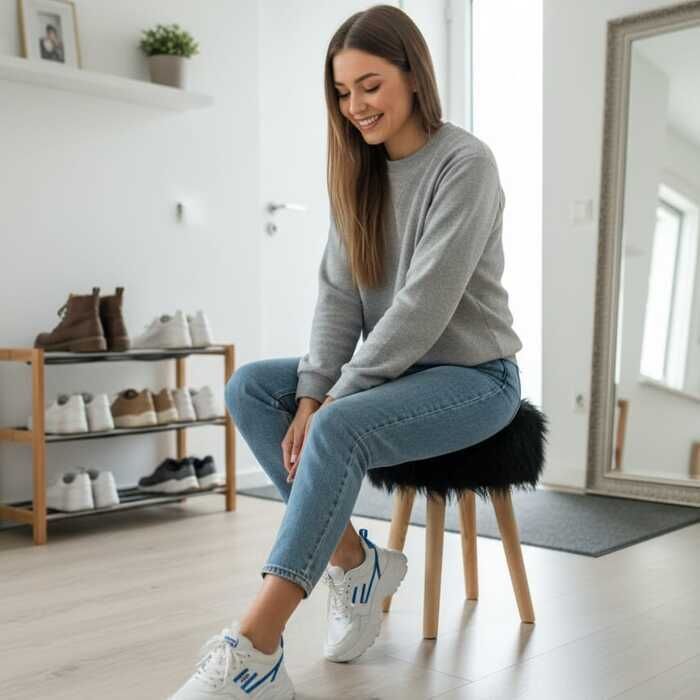 tabouret fourrure noire en fourrure noire – Décoration moderne et élégante