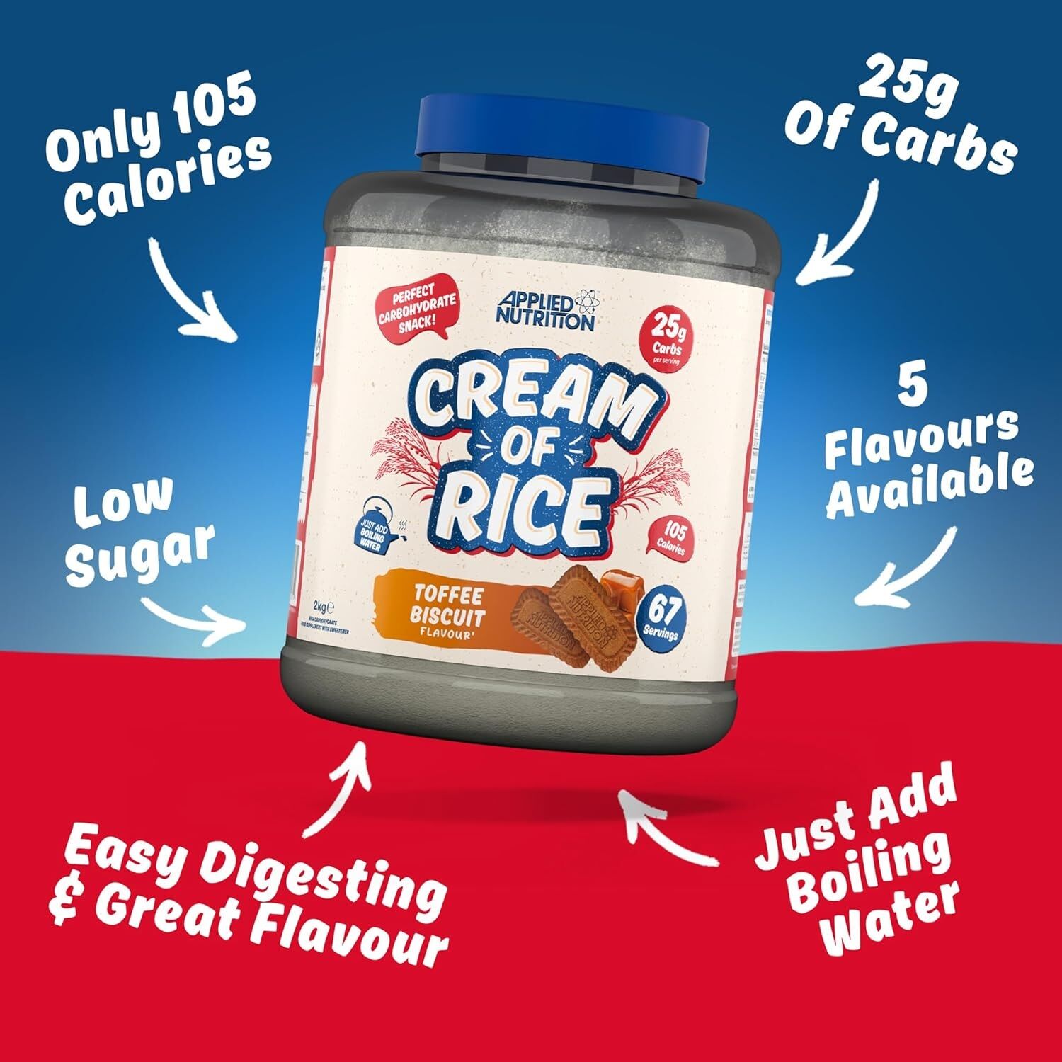 Cream Of Rice Toffee Biscuit - Petit-Déjeuner - 2000g thumbnail 4