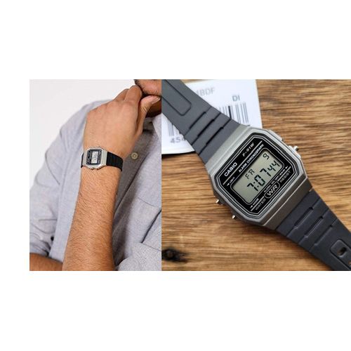 Montre Numérique Homme Collection Précision Confort Commodité -F-91WM-1BDF thumbnail 4