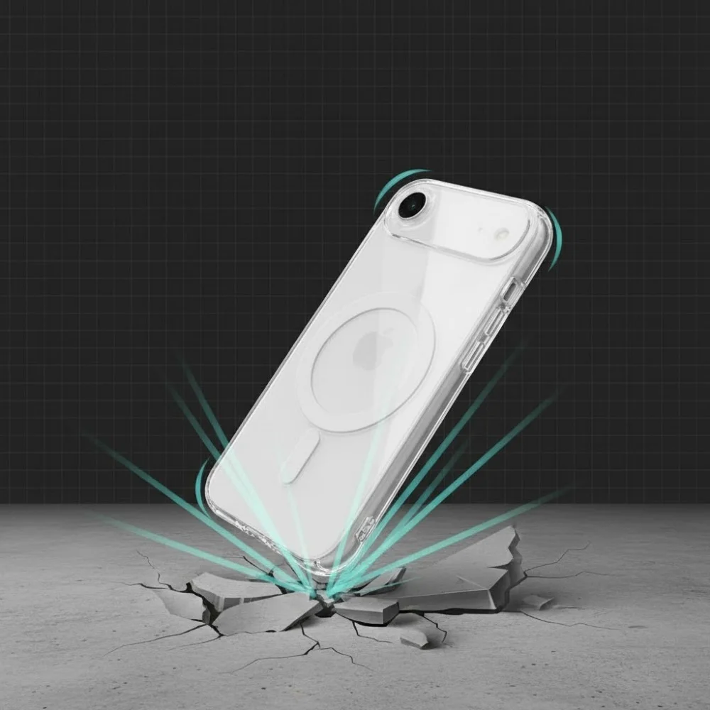 Coque De Protection Fine (slim Fit) Et Anti-choc Velano Avec Compatibilité Magsafe Pour Iphone 17 Air thumbnail 2