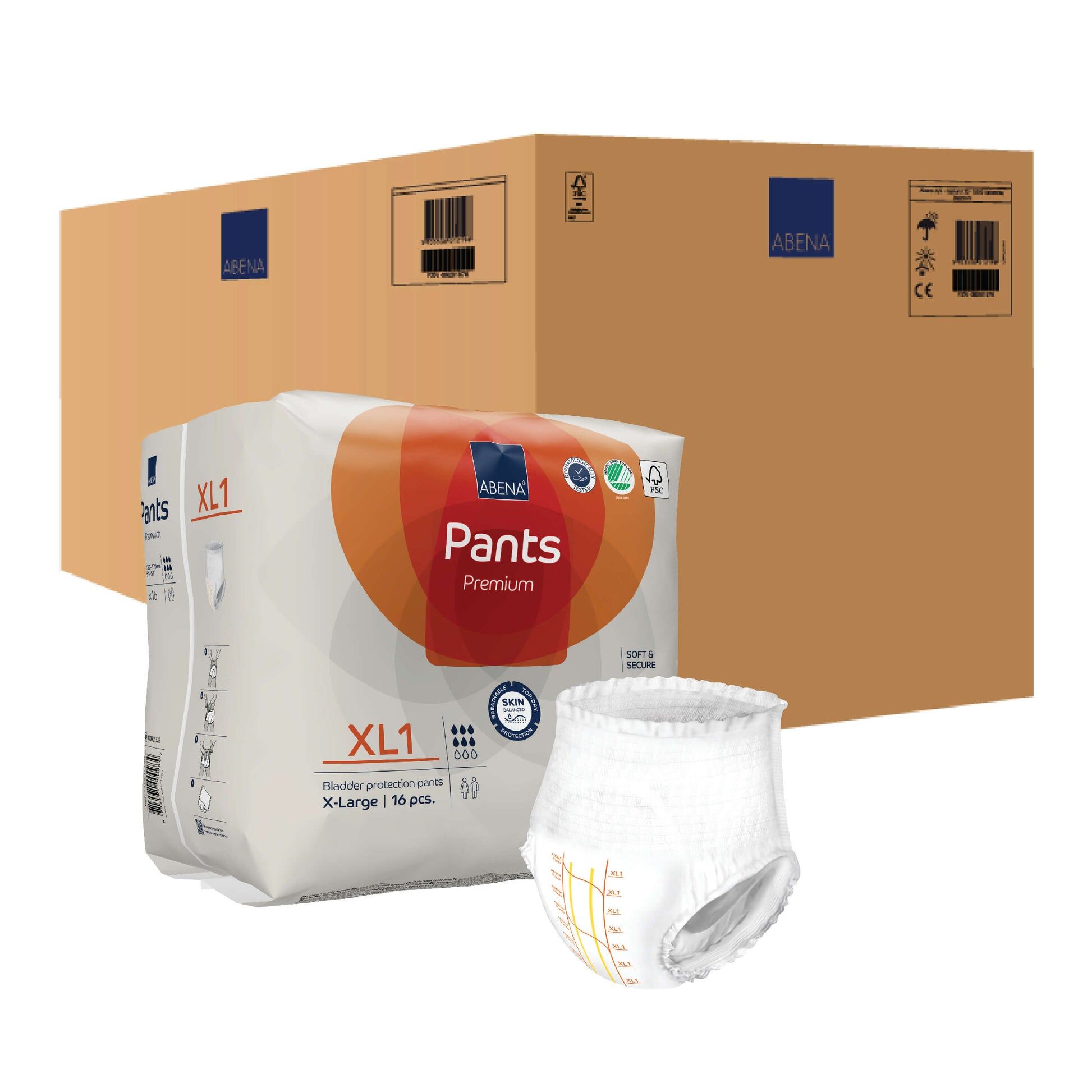 Pants Premium XL1 Couches culottes adulte16 Unité X 6