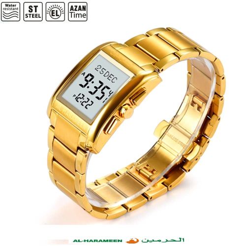 Montre musulmane Qibla Azan Adane pour la prière islamique HA-6208 