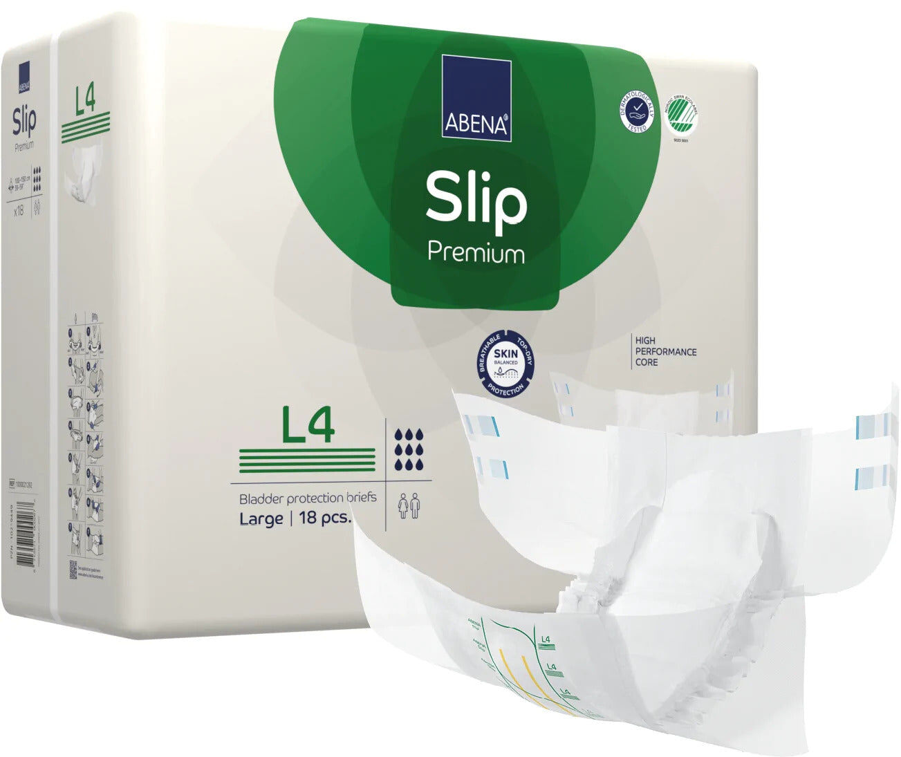 Couches Abena Slip Premium L4 - 18 unités
