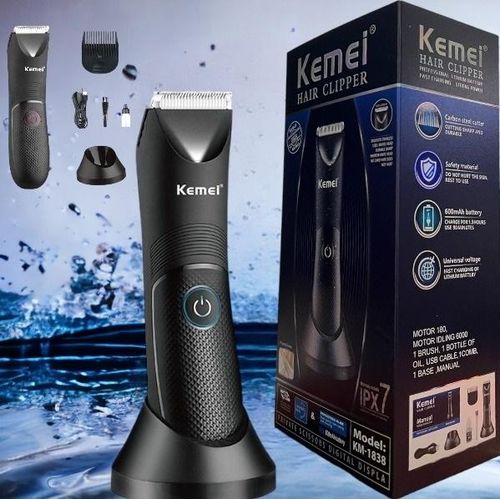 Tondeuse electrique multifonction pour le corps hygiène ultime rasage km-1838