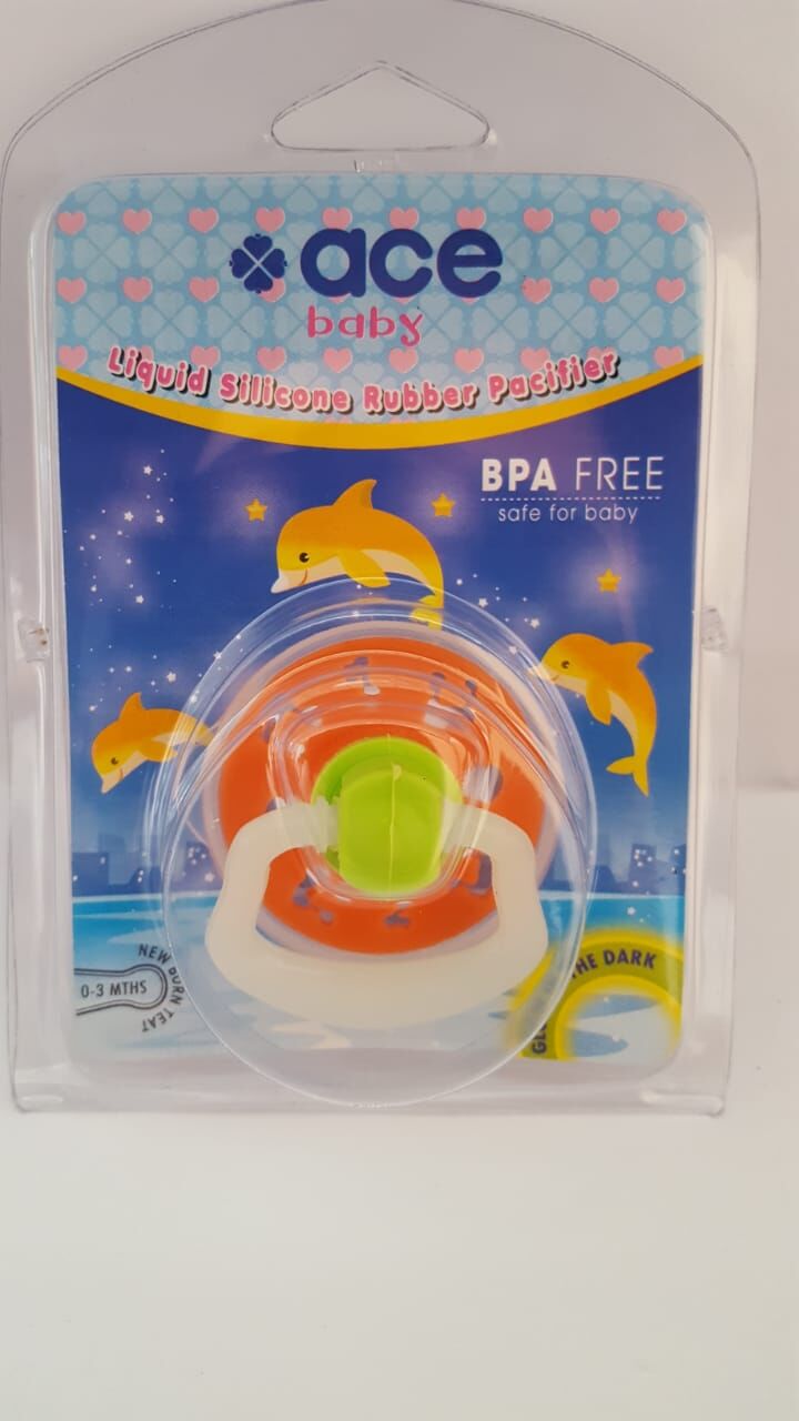 Sucette brillante dans le noir avec capuchon pour les bébés 0-3 mois