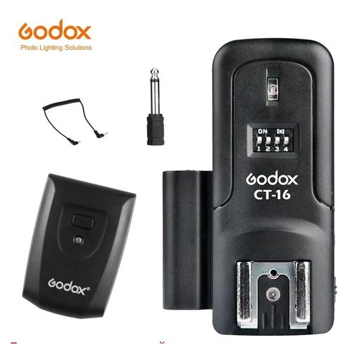 Godox CT-16 Déclencheur 16 Canaux Transmetteur Radio Flash Sans Fil + Récepteurs pour Canonn Nikonn Pentaxx Olympus Speedlite/Studio Flash