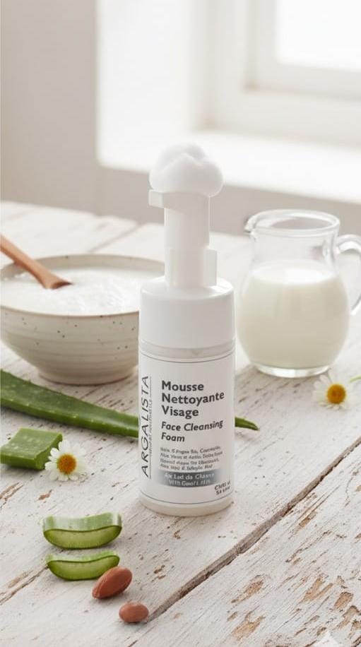 Mousse Nettoyante Visage Au Lait de Chèvre 140ML thumbnail 2