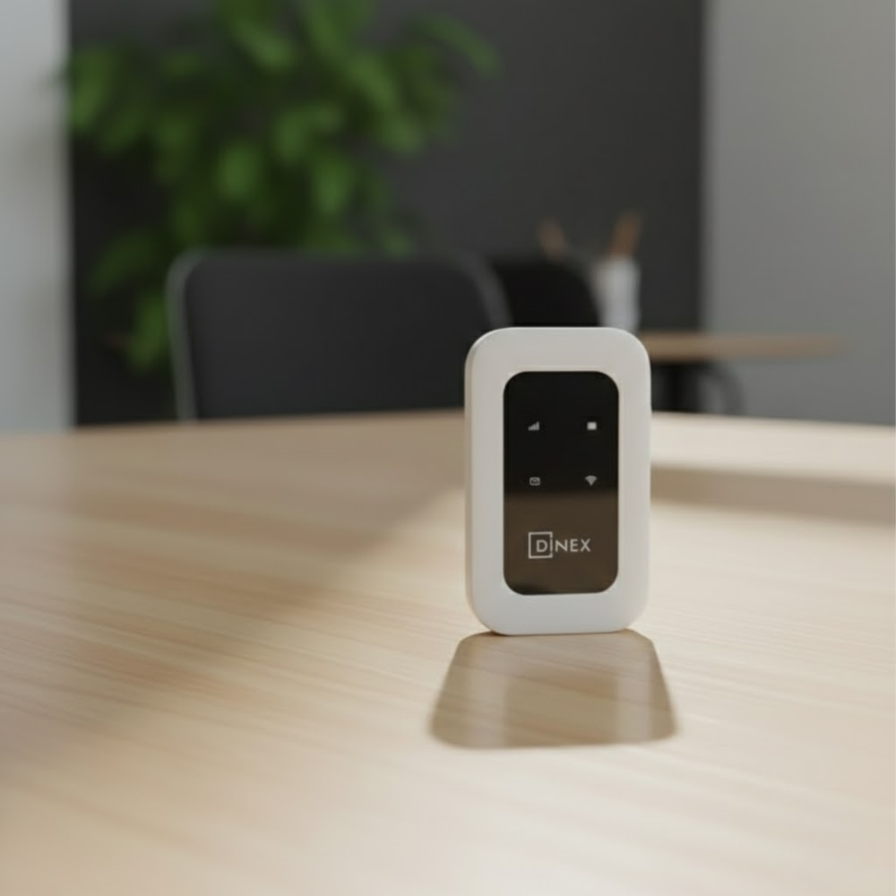 Routeur Wi-Fi Portable Dinex GS27M – 4G LTE, Batterie 3000mAh 10 Appareils, Type-C Fast Charging, Couleur Blanc thumbnail 4